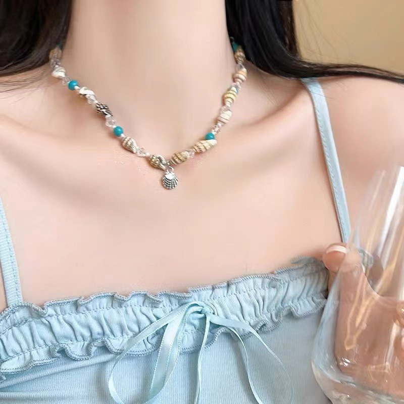 Candy Colored Dopamine Necklace Versatile For Women