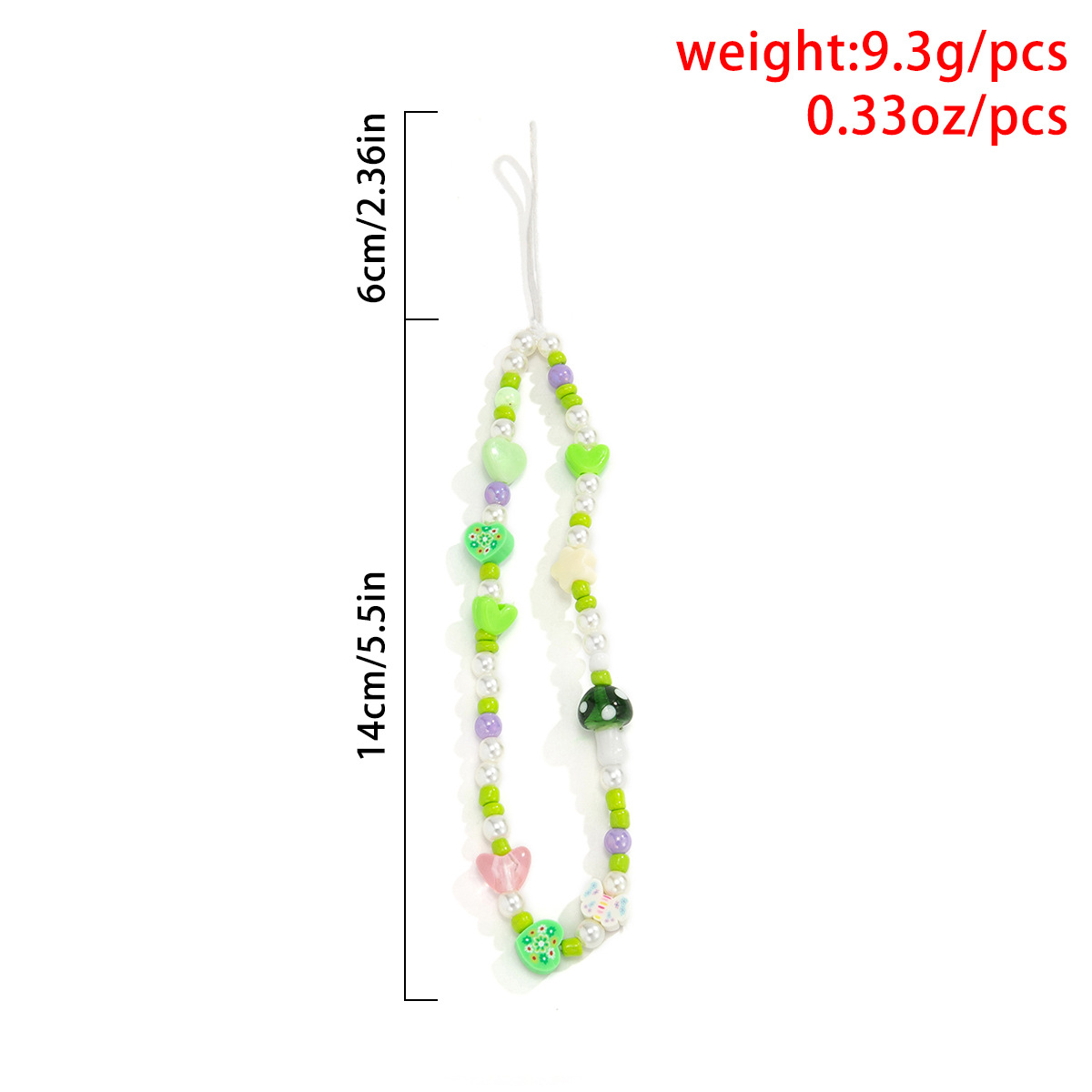Simple Contrasting Color Stitching Bag Bracelet With Lanyard
