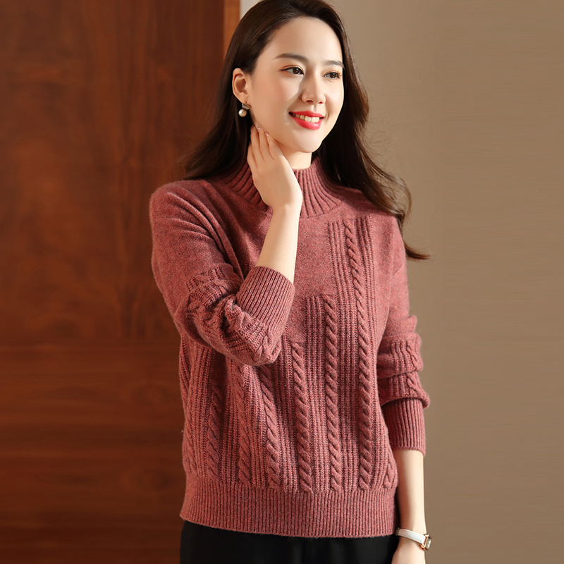 Title 6, Turtleneck wool sweater women