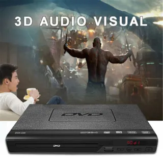 DVD Player Compact Multi Region HDCD CD VCD Music Disc Upscaling USB With Remote Note NO HDMI