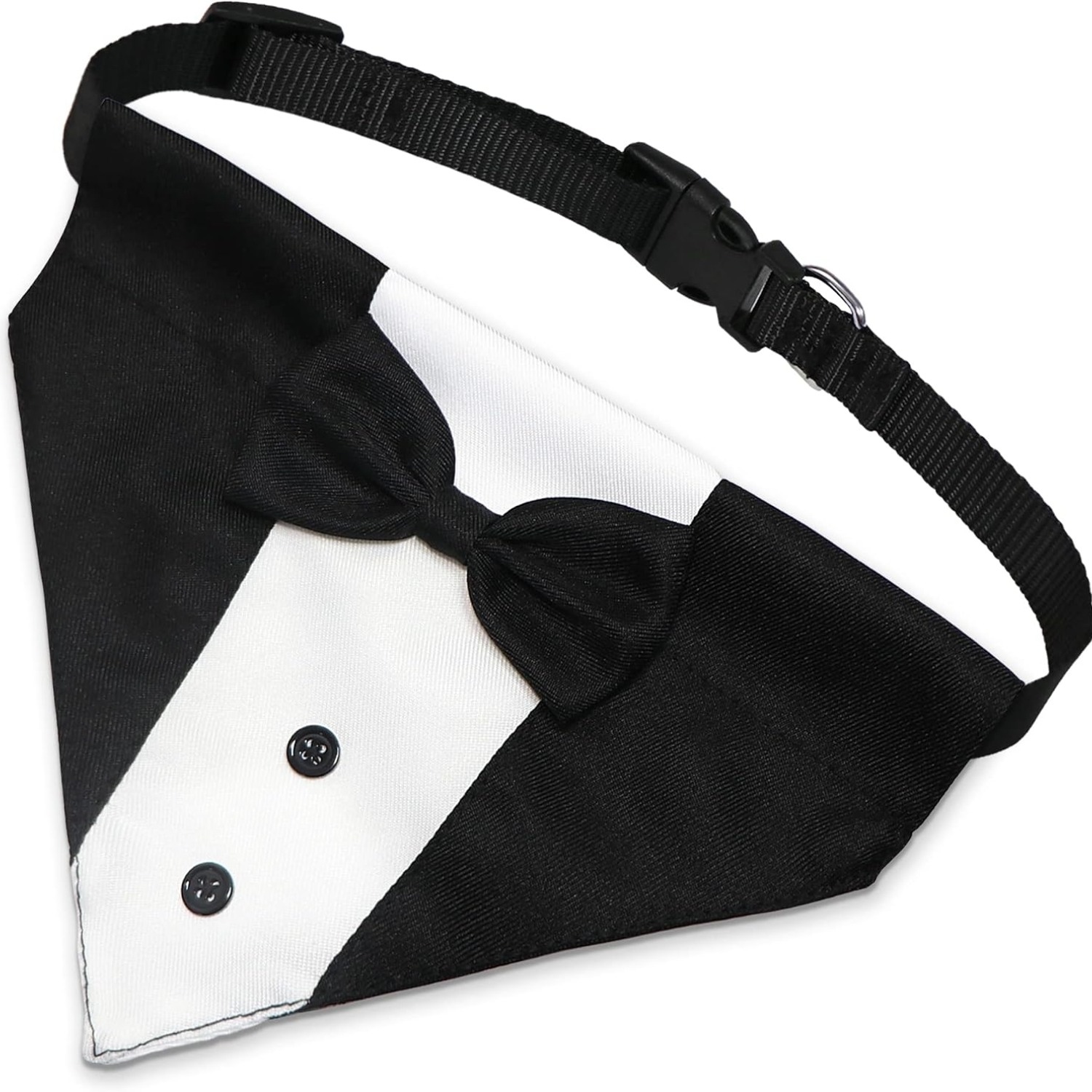 Costume de smoking pour chien, collier bandana de mariage avec nœud papillon – Image 3