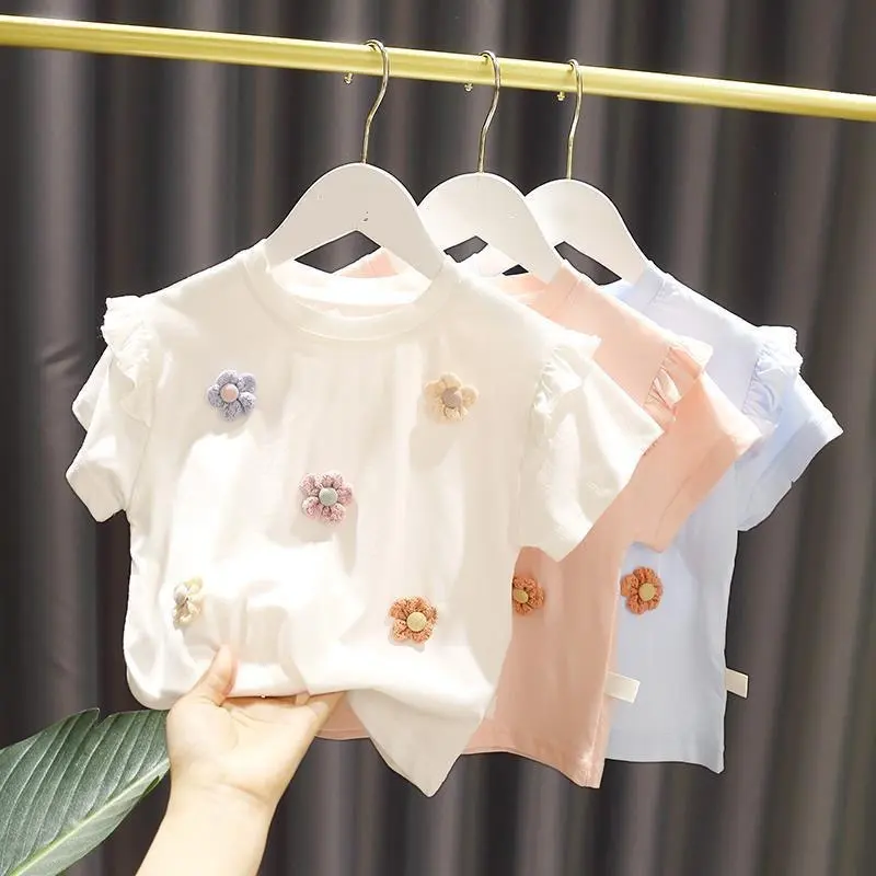 Thin Children's Summer Clothing Baby Top