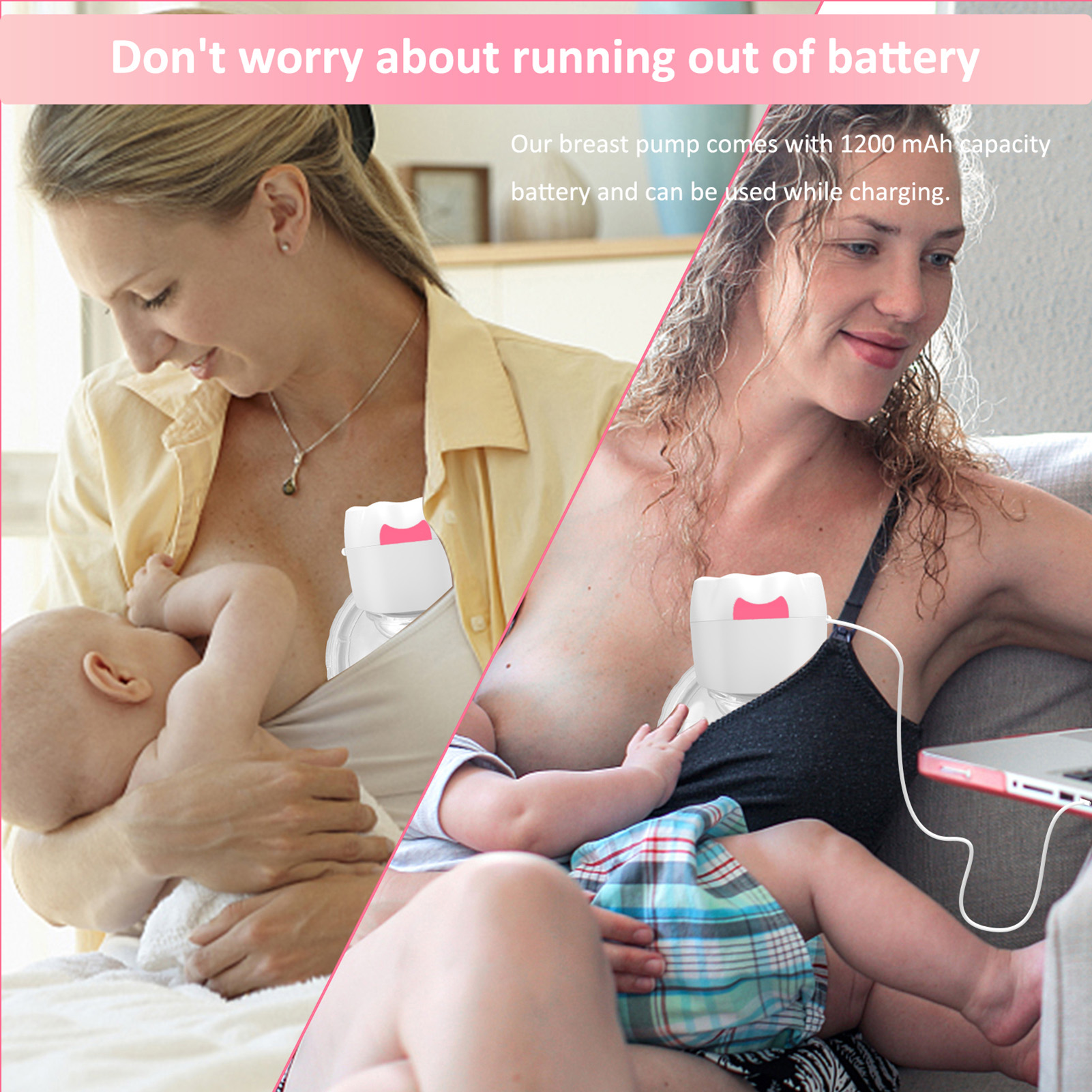 Wearable Portable Electric Breast Pump - CJdropshipping