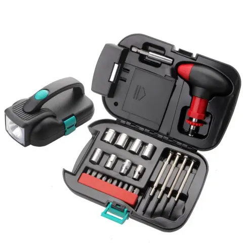 Flashlight Tool Set with Light