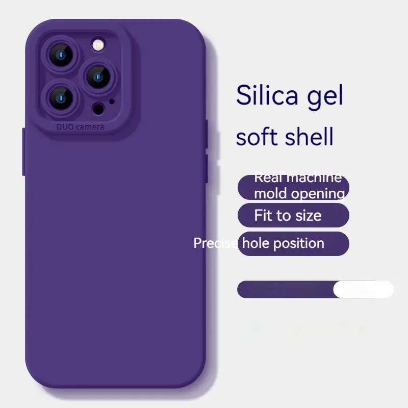 Liquid Silicone Anti-fall Mobile Phone Case Protective Cover