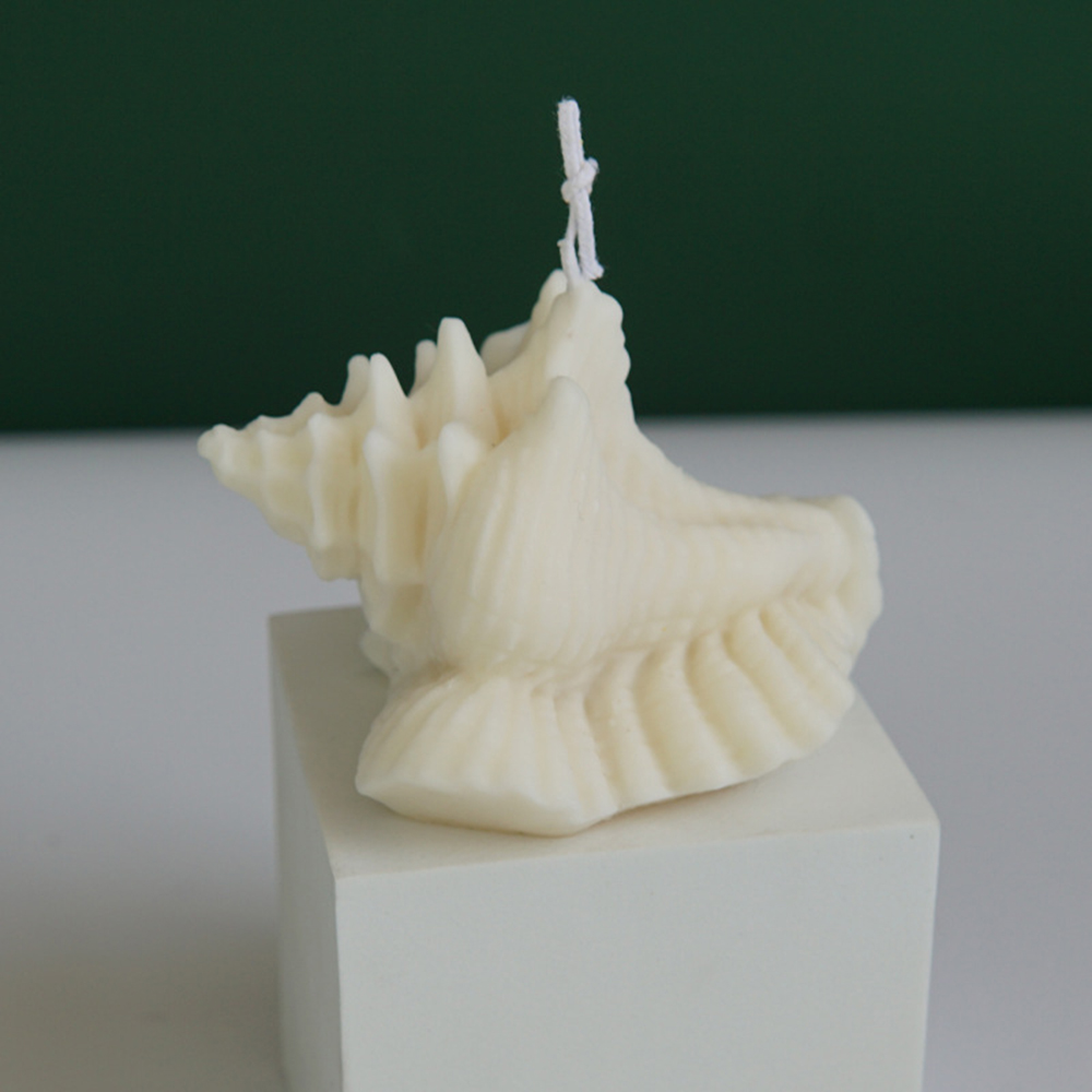 Simulated Conch Shaped Candle Silicone Mold