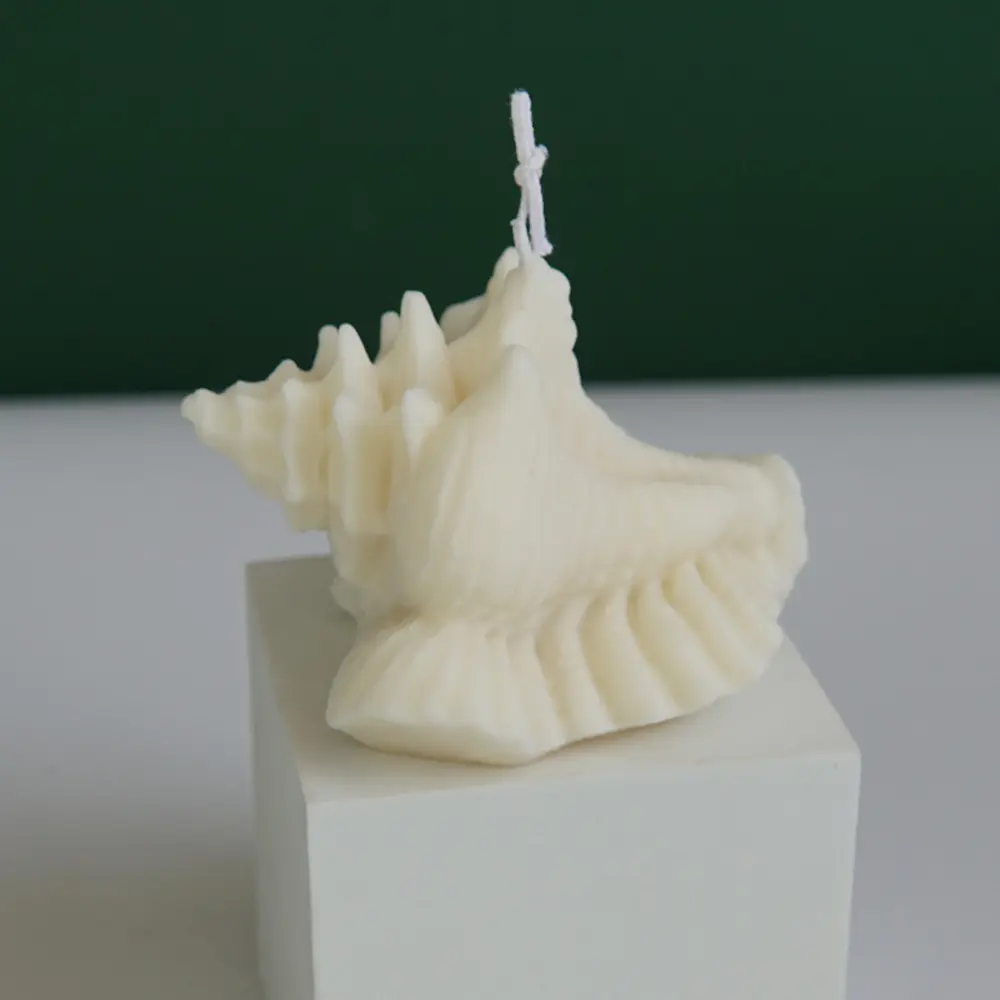 Simulated Conch Shaped Candle Silicone Mold