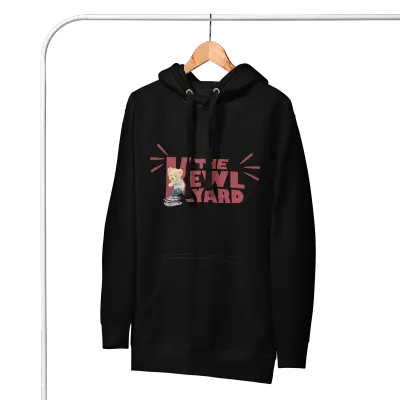 Kewl Yard Printed European And American Plus Velvet Hooded Sweater