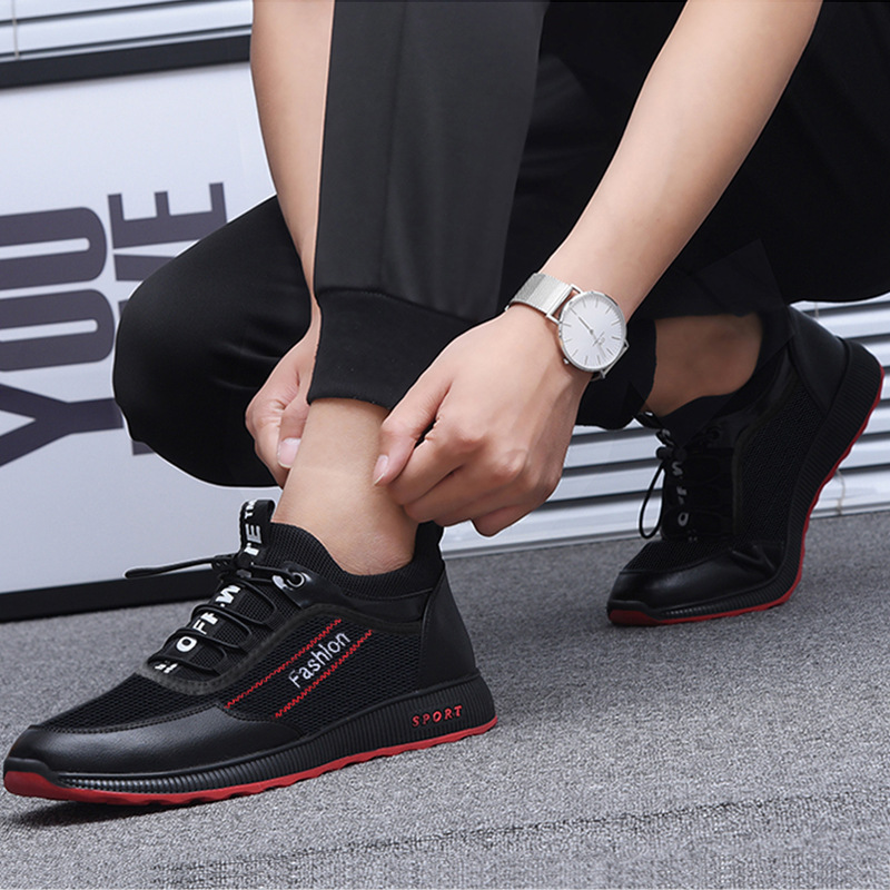 Title 4, Waterproof soft sole casual leather shoes