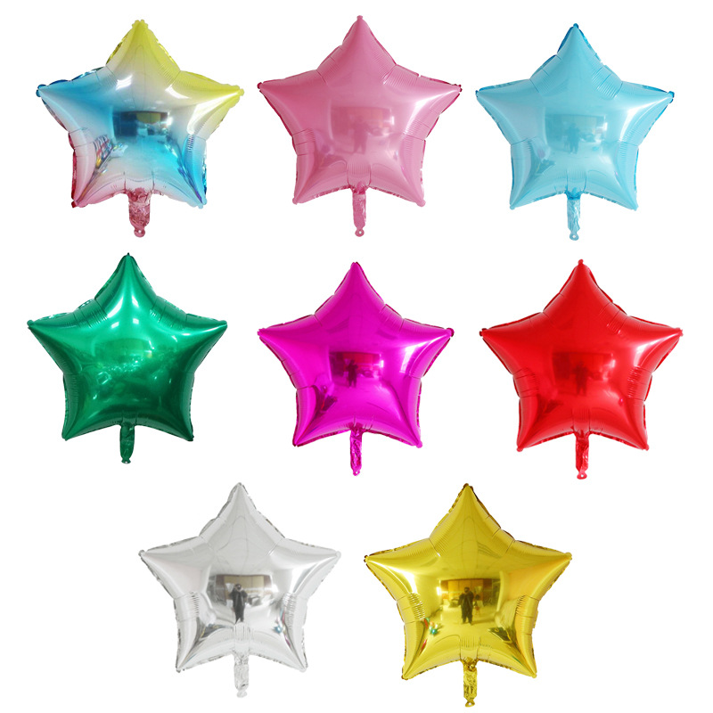 Title 1, 18-inch Five-pointed Star Aluminum Foil Balloon