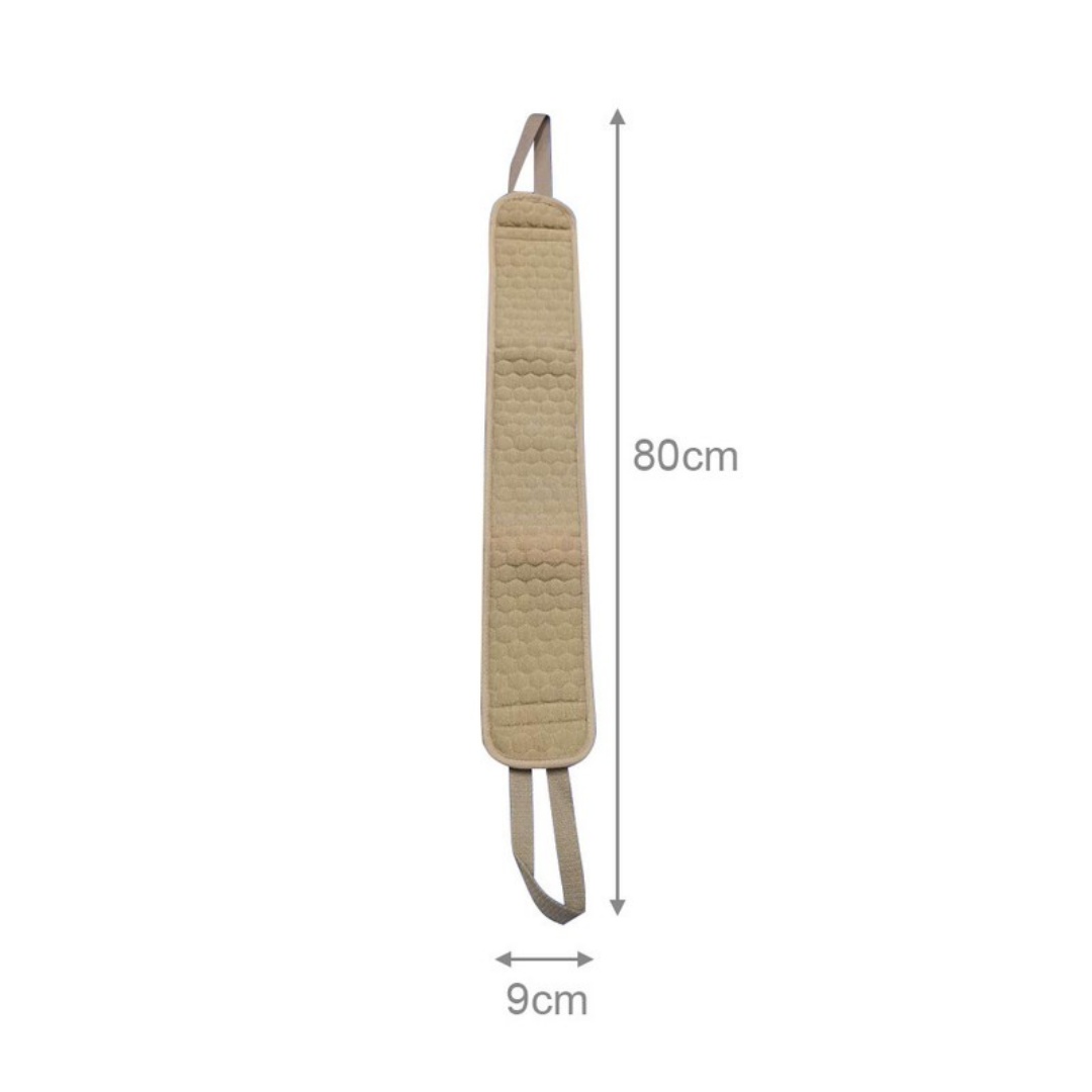 Exfoliating Back Scrubber Bath Shower Strap Loofah Spa Skin Body Sponge Brush AU