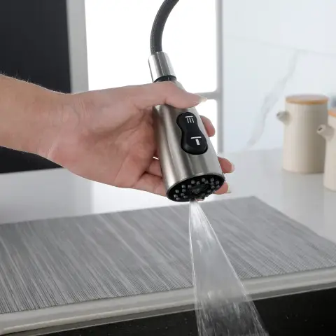High Curvature Single Handle Kitchen Sink Faucet