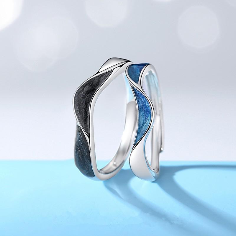 Title 1, Heren- en damesmode sterling zilveren ring