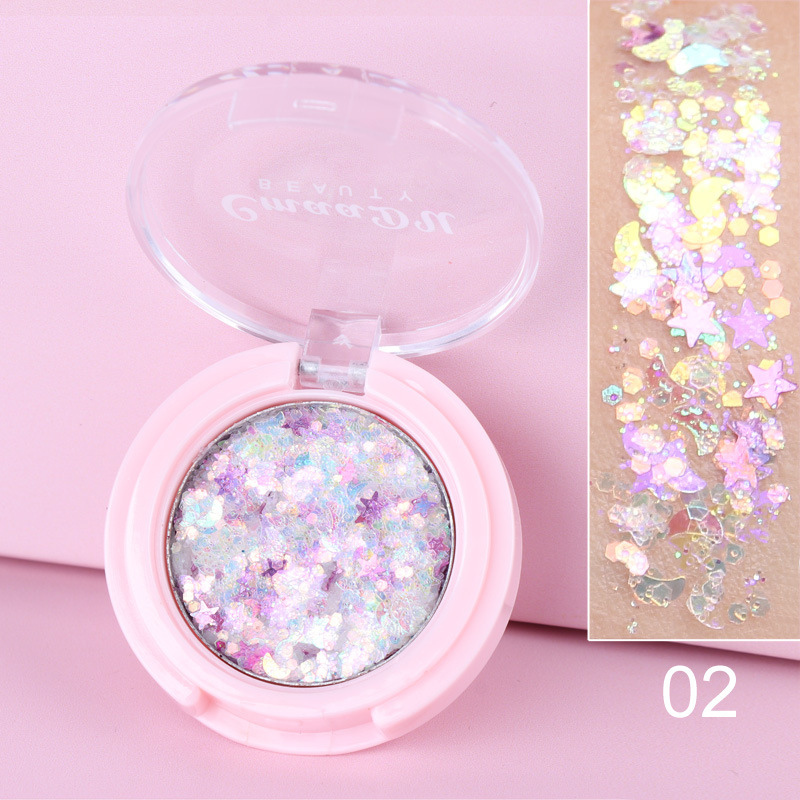 Monochrome Glitter Powder Sequin Eyeshadow Style2 - Shop at LoveMi