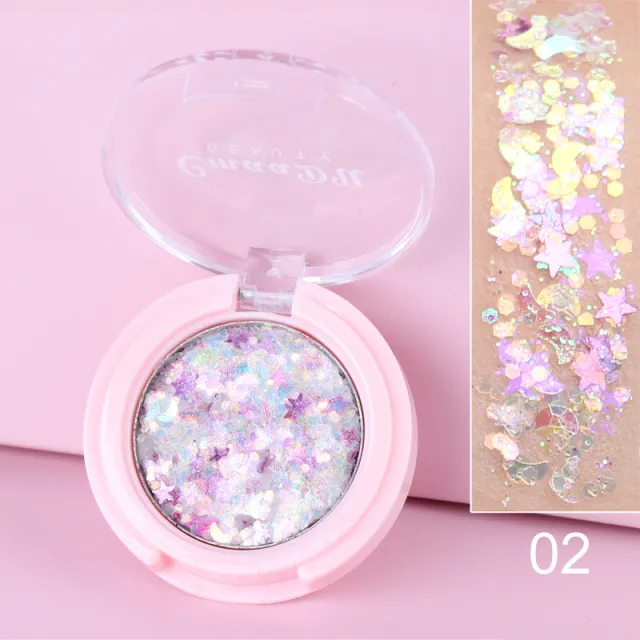 Monochrome Glitter Powder Sequin Eyeshadow Style2 - Shop at LoveMi