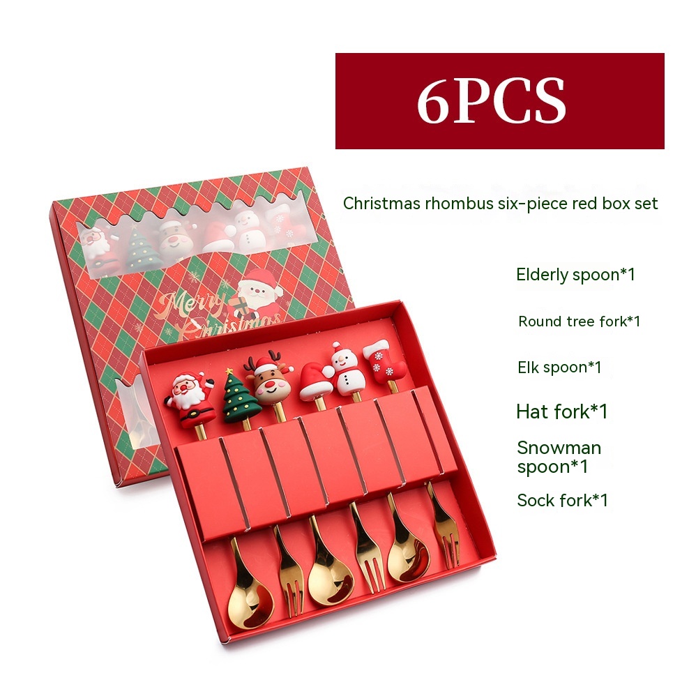 F 6pc Six Piece Set Red Box