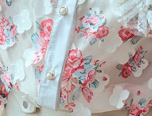 Title 2, Korean Version Sweet Shirt Female Doll Collar P...