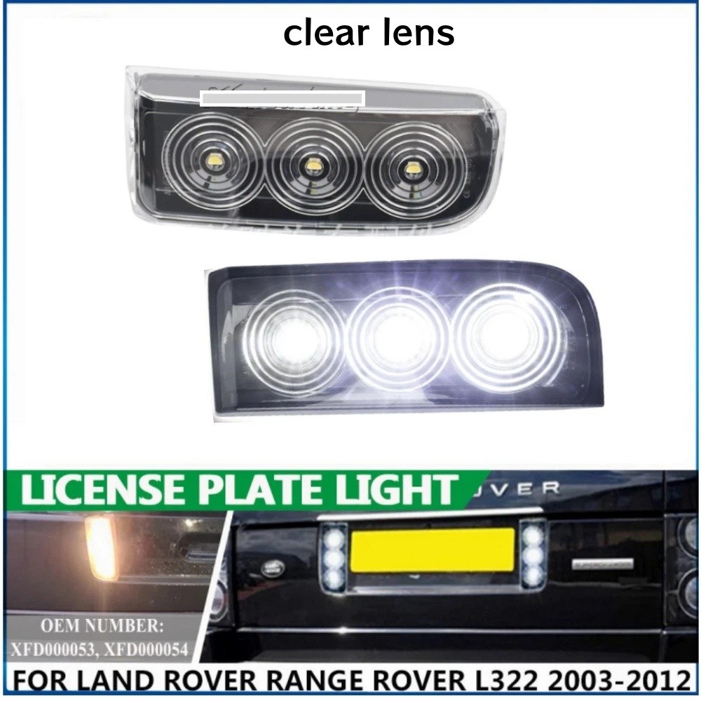 2x LED Reverse Light Upgrade For Range Rover L322 -12 Clear Lens Bright — image 9