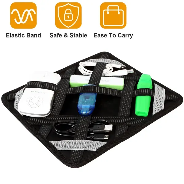 Tablet Case Organizer Elastic Band Tablet Sleeve For 9.7in Black - Shop at LoveMi