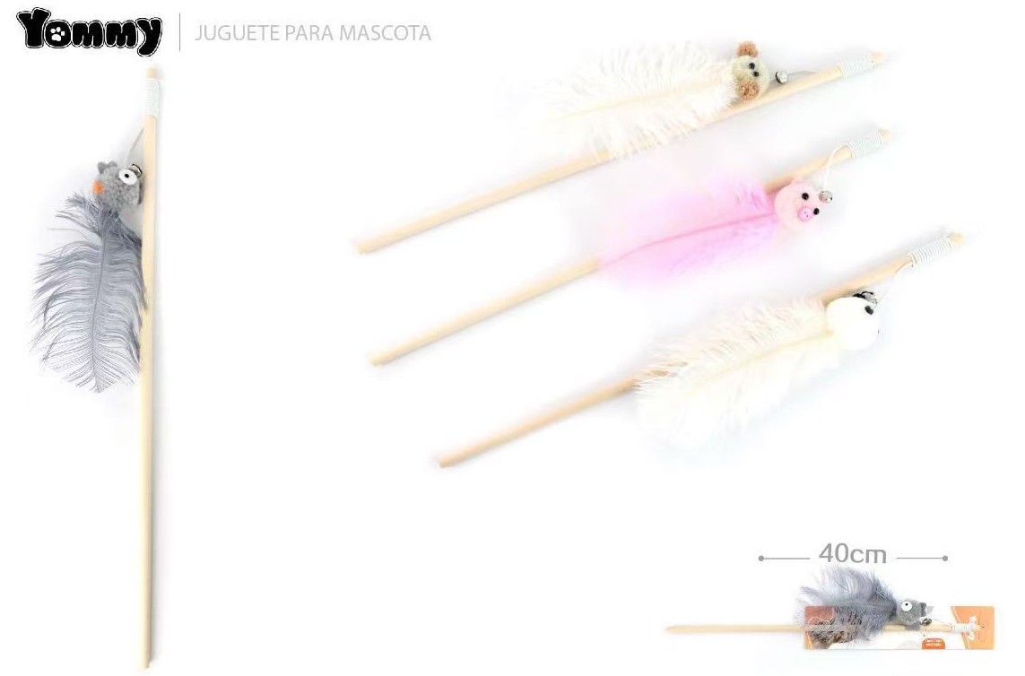 Animal Ostrich Feathers, Teasing Cat Sticks
