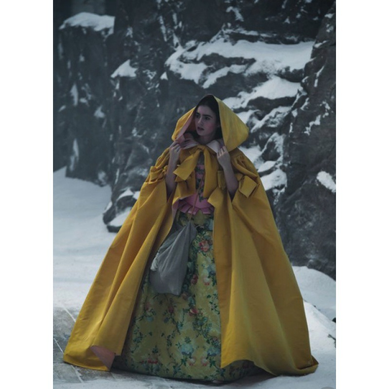 Stage Costume Catwalk Matching Hanfu Hooded Coat