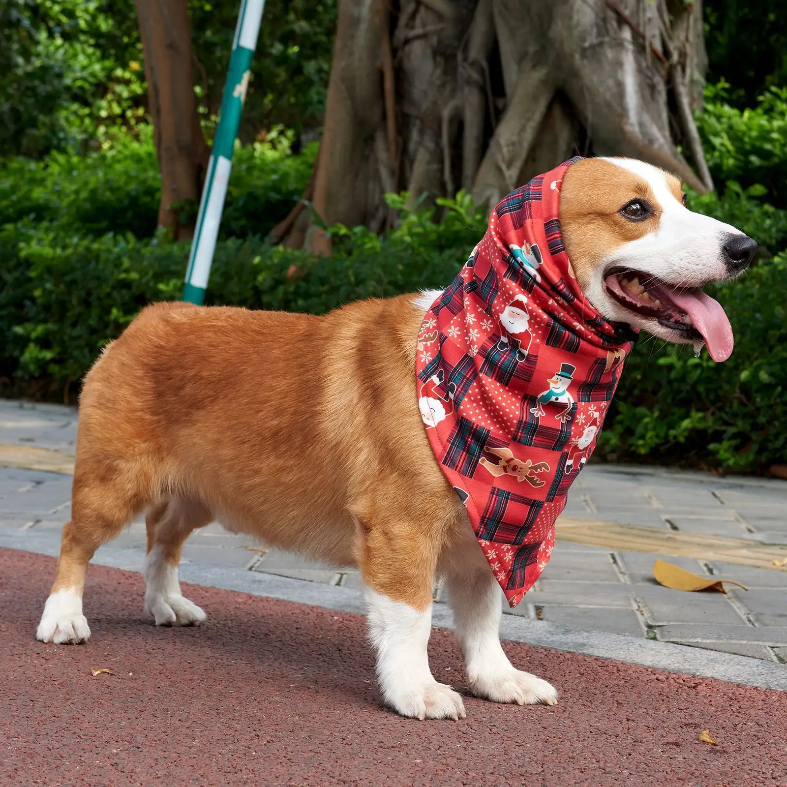 Dog Decorative Headscarf Soothing Headgear Saliva