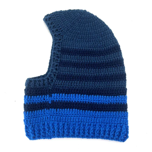 Hand Knitted Wool Head Cover Blue - Shop at LoveMi