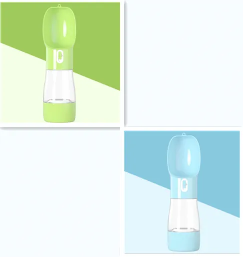 Multifunctional pet cup - Blue Green Set