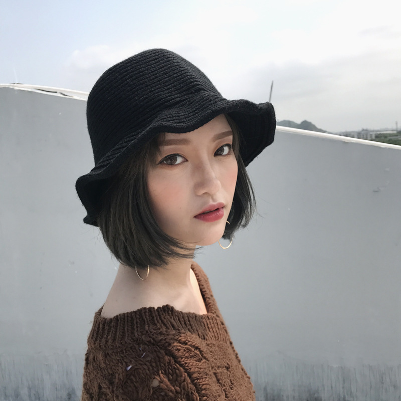 Title 10, Pure color casual knit hat