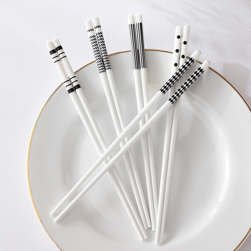 Title 7, Hepburn Style Ceramic Chopsticks Household