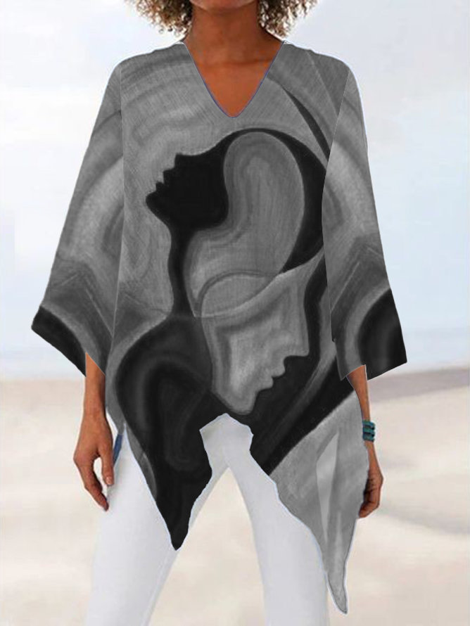 Title 5, Abstract Printed Casual Women