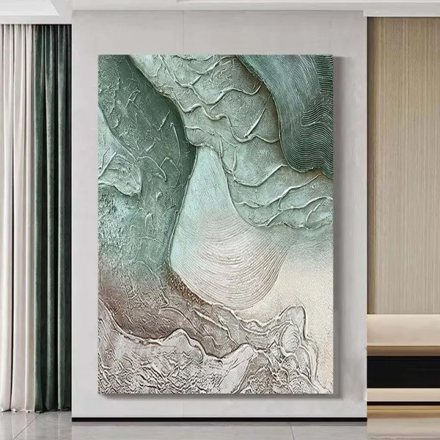 Hand Painted Oil Paintings On Canvas Abstract Texture Landscape Painting Wall Picture For Living Room Home Decor Art No Framed Without Inner Frame - Shop at LoveMi