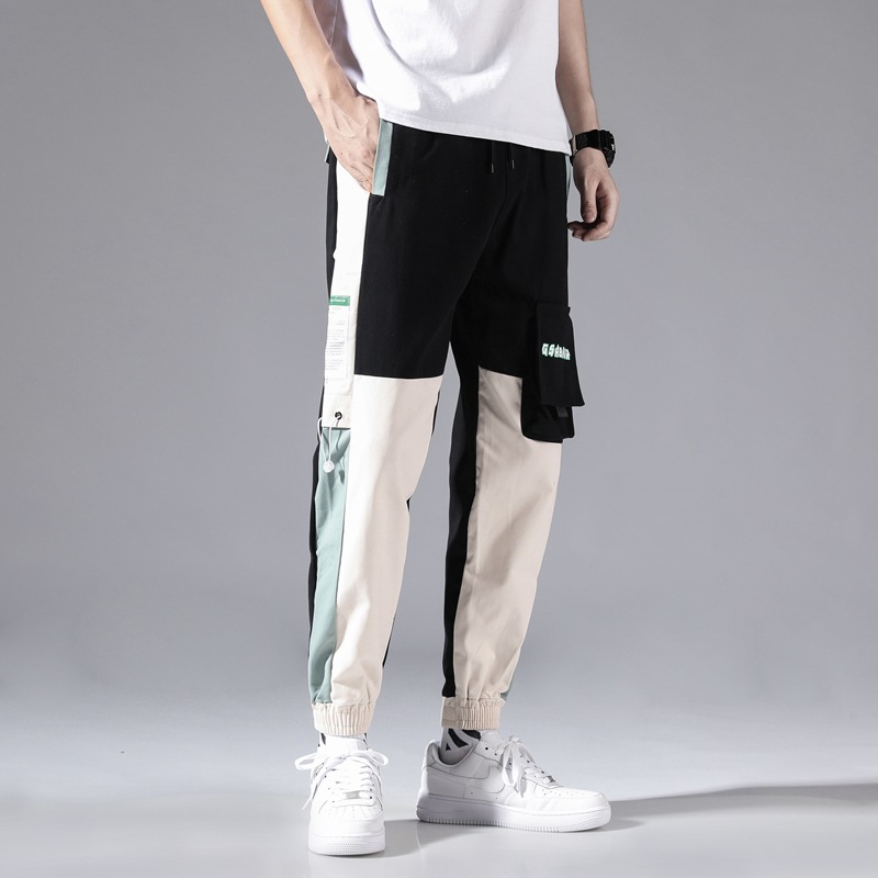 Title 2, Pantaloni Casual Uomo Ampi Casual Fashion Desig...