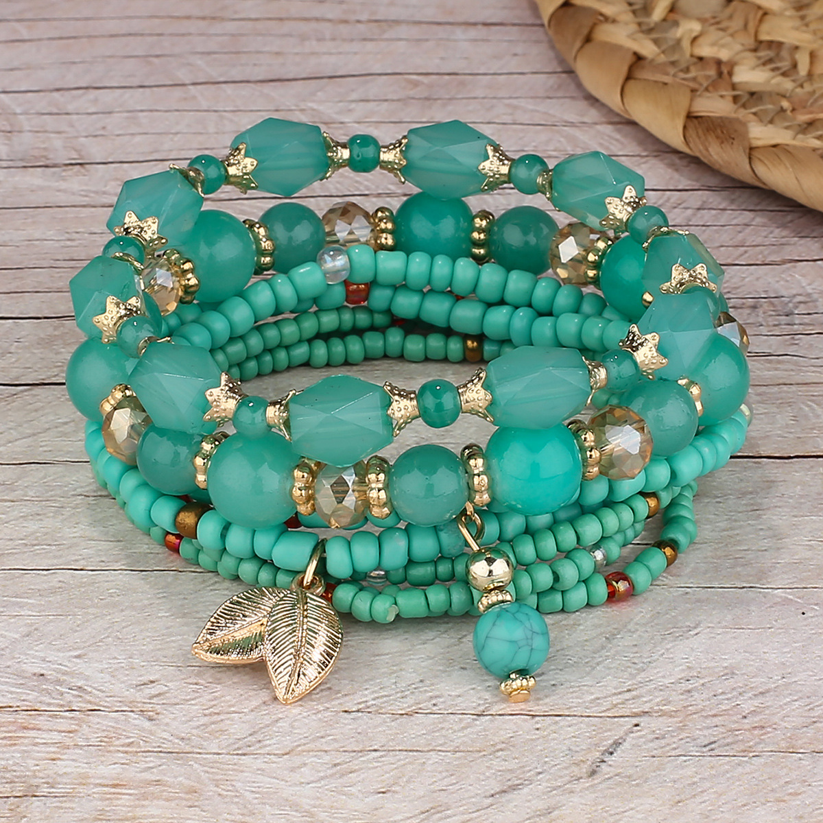 Title 4, Set Pendente e Bracciale Bohemien Semplice con ...