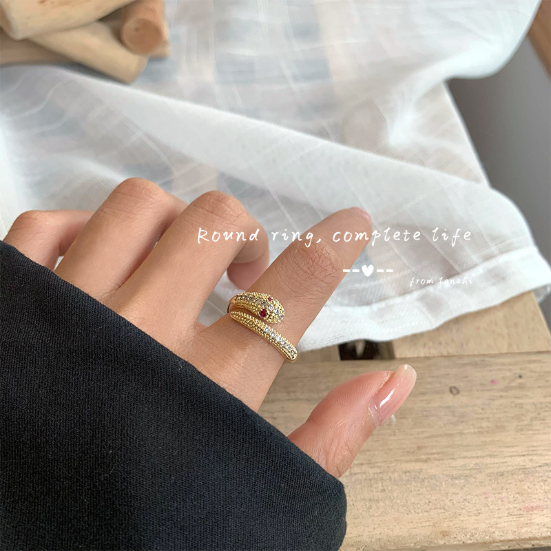 Keep Color Opening Ring Female Snake Personality