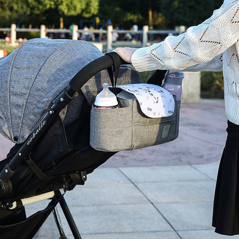 Baby Stroller Organizer Cup Holder Stroller Bag Baby Car Bag Trolley