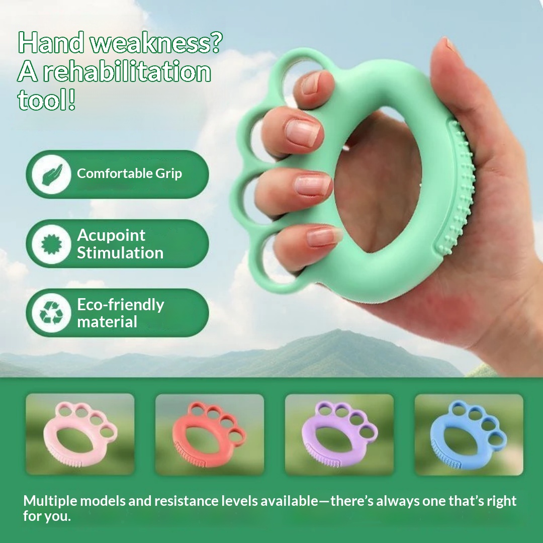 Grip Strengthener Rehabilitation Exercise Grip Ring Finger Fitness Training Equipment For Hand Strength Training Portable Recovery Exercise Tool