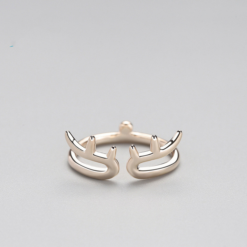 Silver Jewelry Creative Personality Christmas Elk