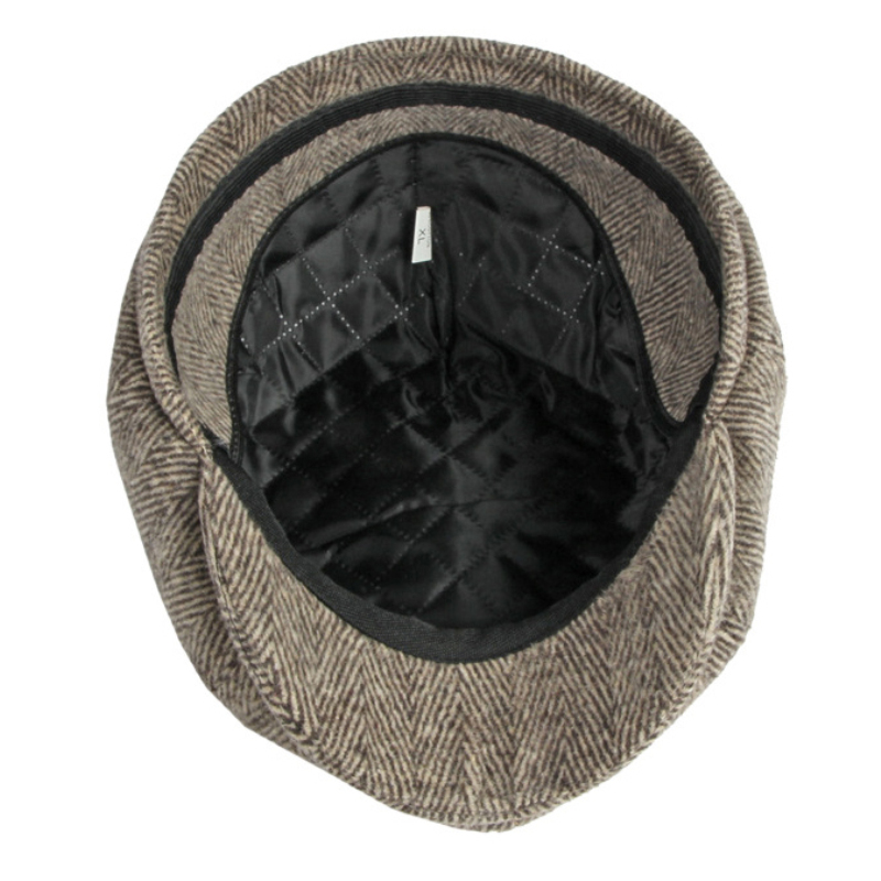 Vintage Woolen Warm Ear Protector Beret Male