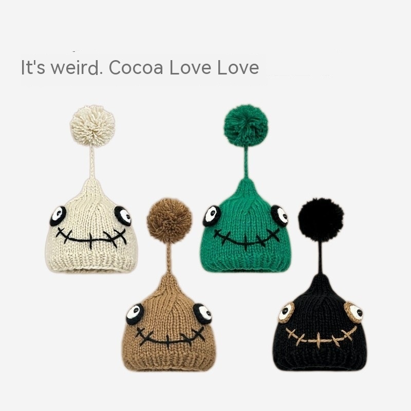 Children's Fashion Simple Wool Pullover Hat