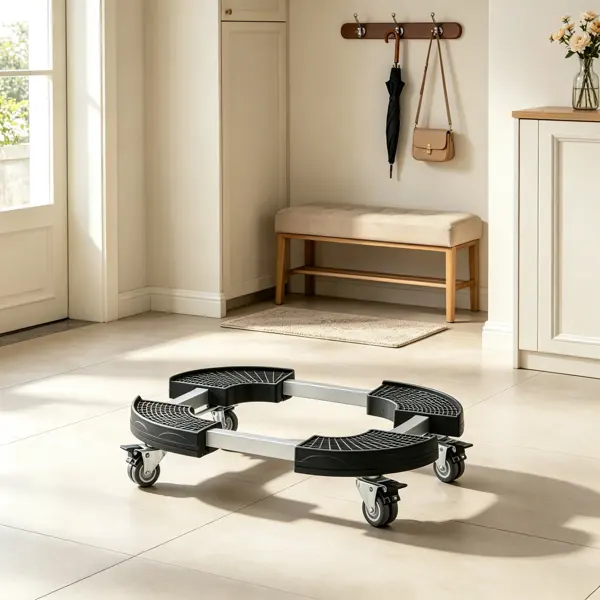 15-22.8 In Adjustable Trash Can Dolly, 440