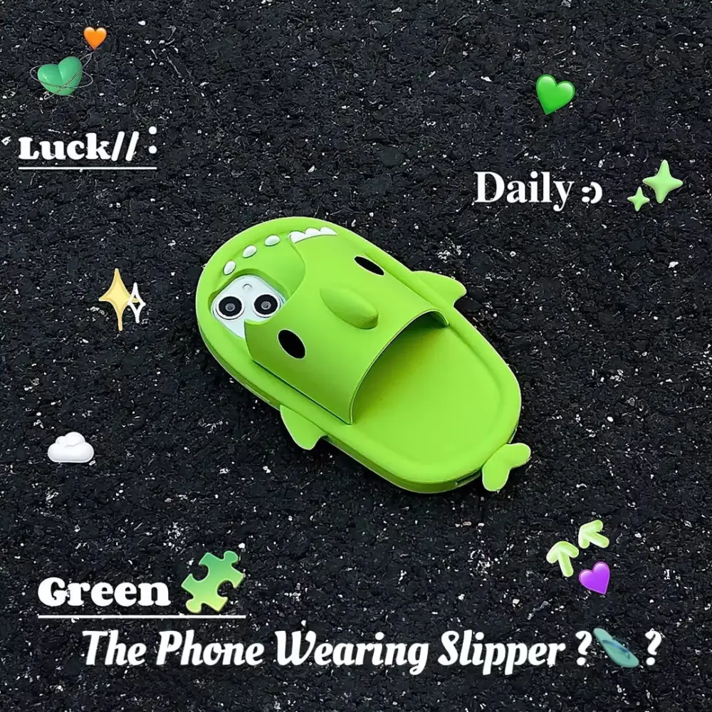Funny Shark Slipper Phone Case for Iphone 11 12