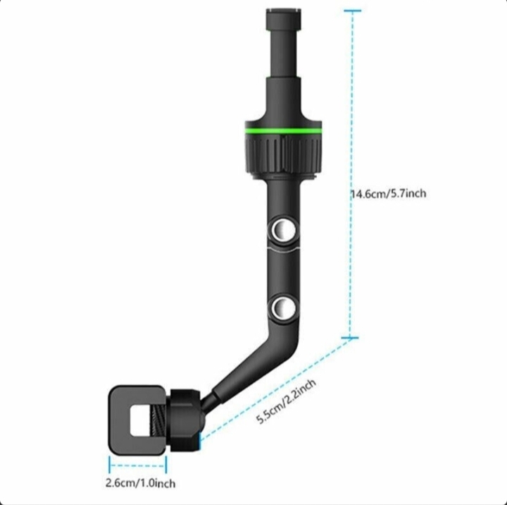Car Rearview Mirror Rotation Adjustable Phone Holder Mount Multifunction 10