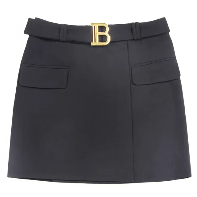 Trendy Summer Slim And Cool A line Bag Hip Mini Skirt Black - Shop at LoveMi