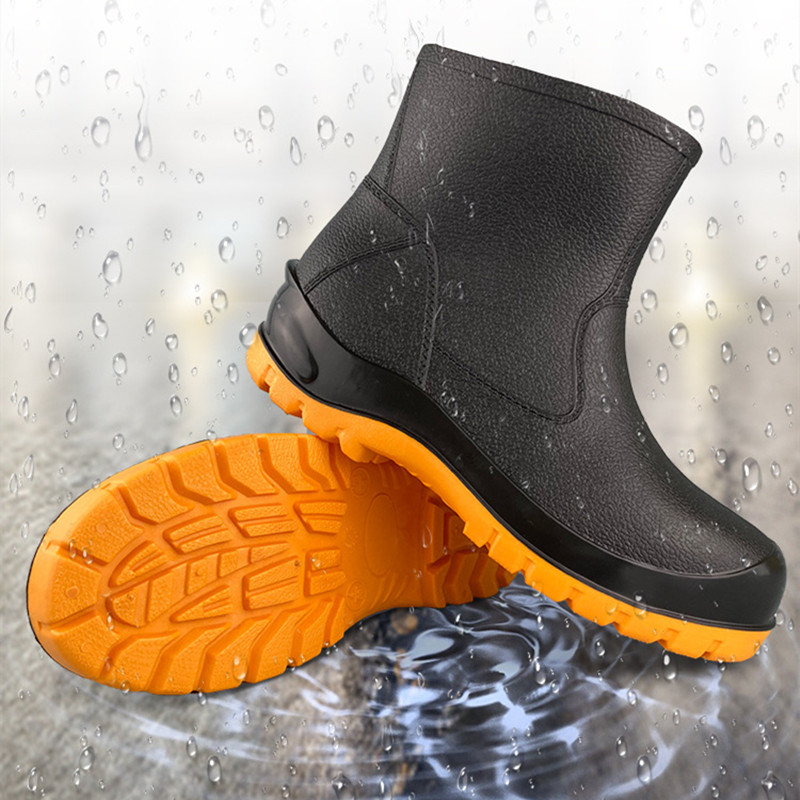 Title 11, Bottes de pluie de protection du travail pour h...