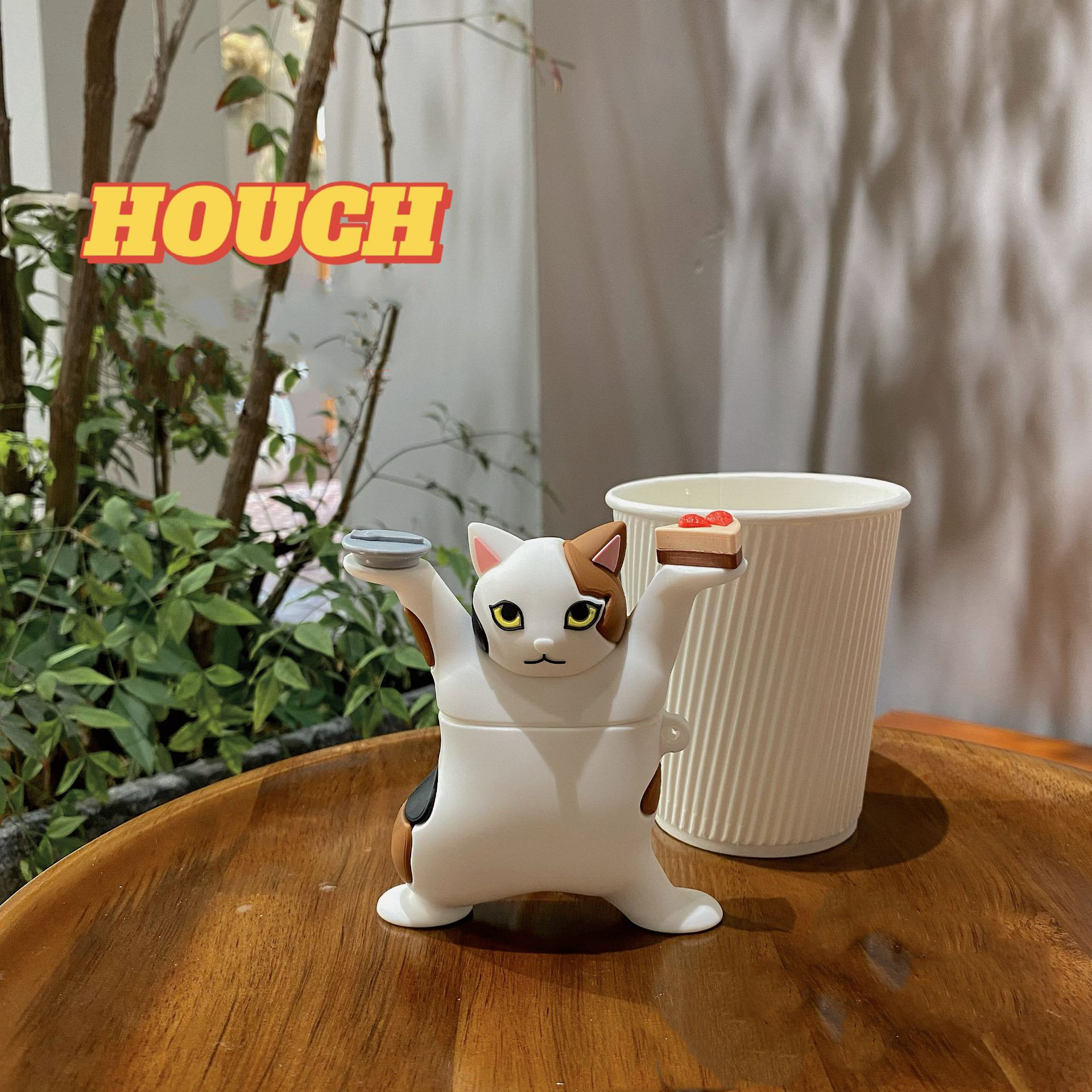 Funny Enchanting Cat Bluetooth Wireless Headphones Creative Silicone Case - Image 4