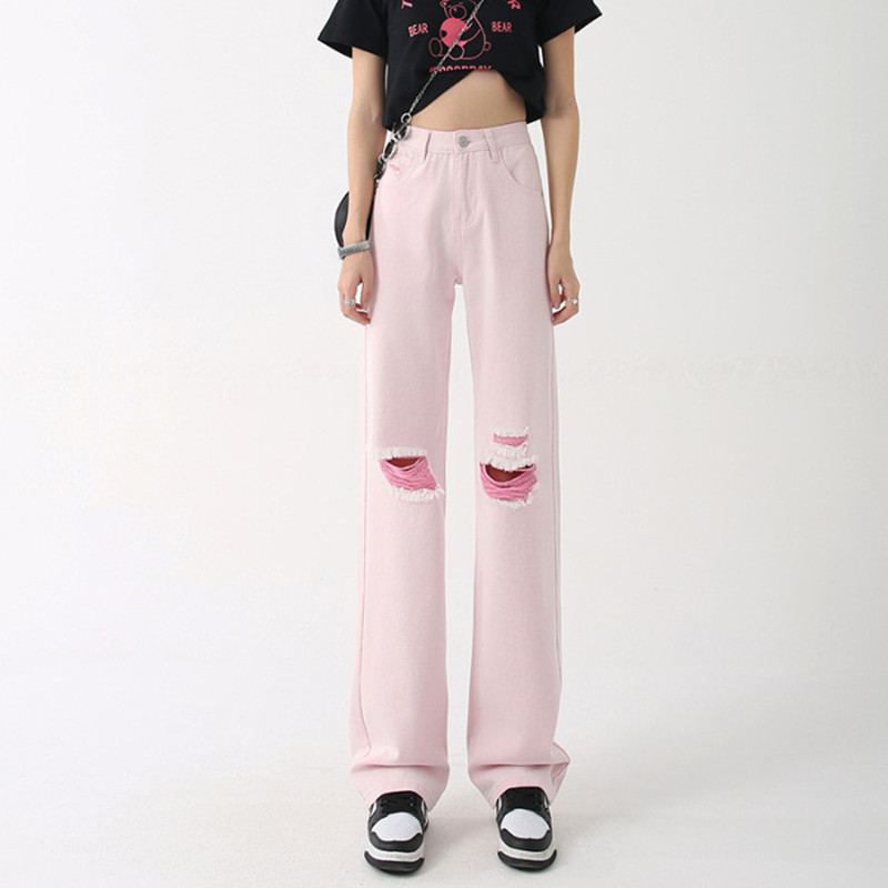 Light pink trousers