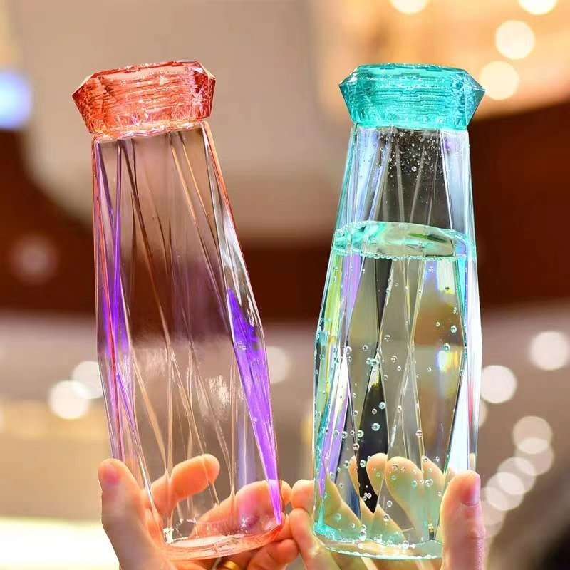 Dazzling Diamond Glass Cup