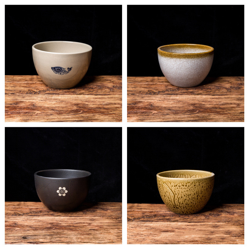 Japanese Style Stoneware Deep Bowl Chicken Pot Ceramic Soup Pot