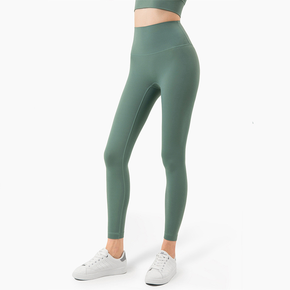 Yoga Pants Skin-friendly Nude High-waisted Peach Hip-lifting Tights Fitness Pants Women